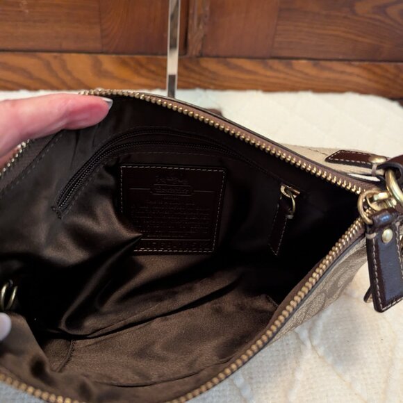 Coach Signature Heritage Stripe Handbag - Picture 11 of 11